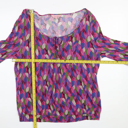 Womens UK Size 14 Phase Eight Multicoloured Tunic Blouse
