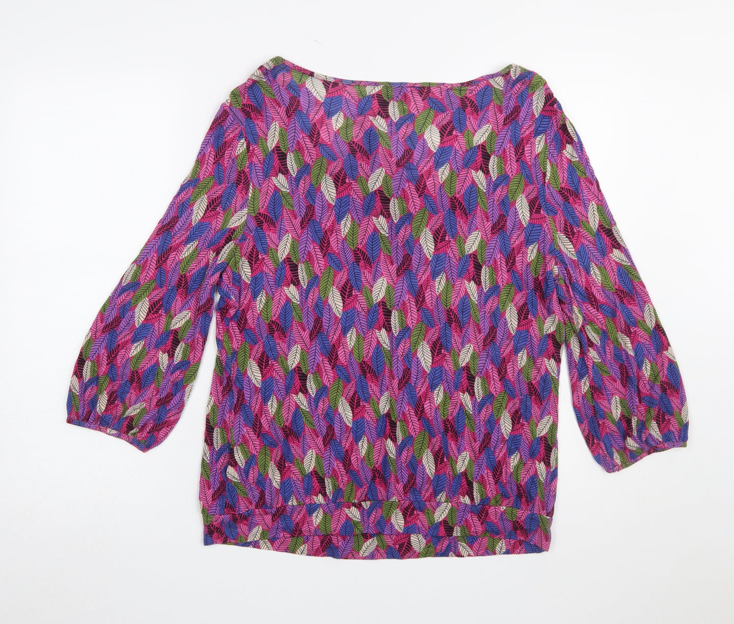 Womens UK Size 14 Phase Eight Multicoloured Tunic Blouse