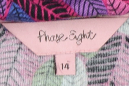 Womens UK Size 14 Phase Eight Multicoloured Tunic Blouse
