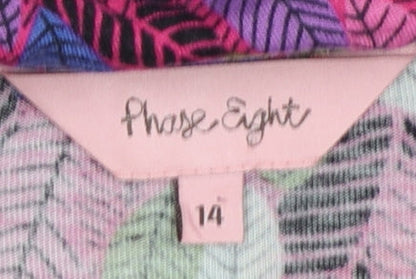 Womens UK Size 14 Phase Eight Multicoloured Tunic Blouse
