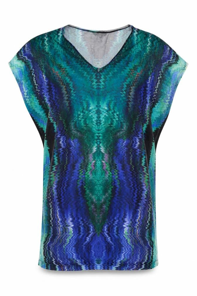 Womens UK Size S H&M Multicoloured Tunic T-Shirt