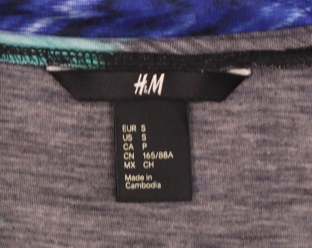 Womens UK Size S H&M Multicoloured Tunic T-Shirt
