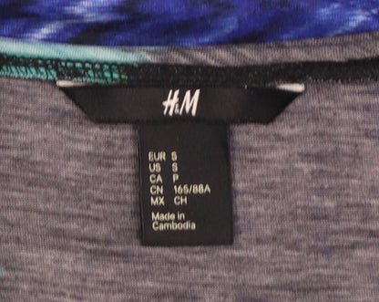 Womens UK Size S H&M Multicoloured Tunic T-Shirt