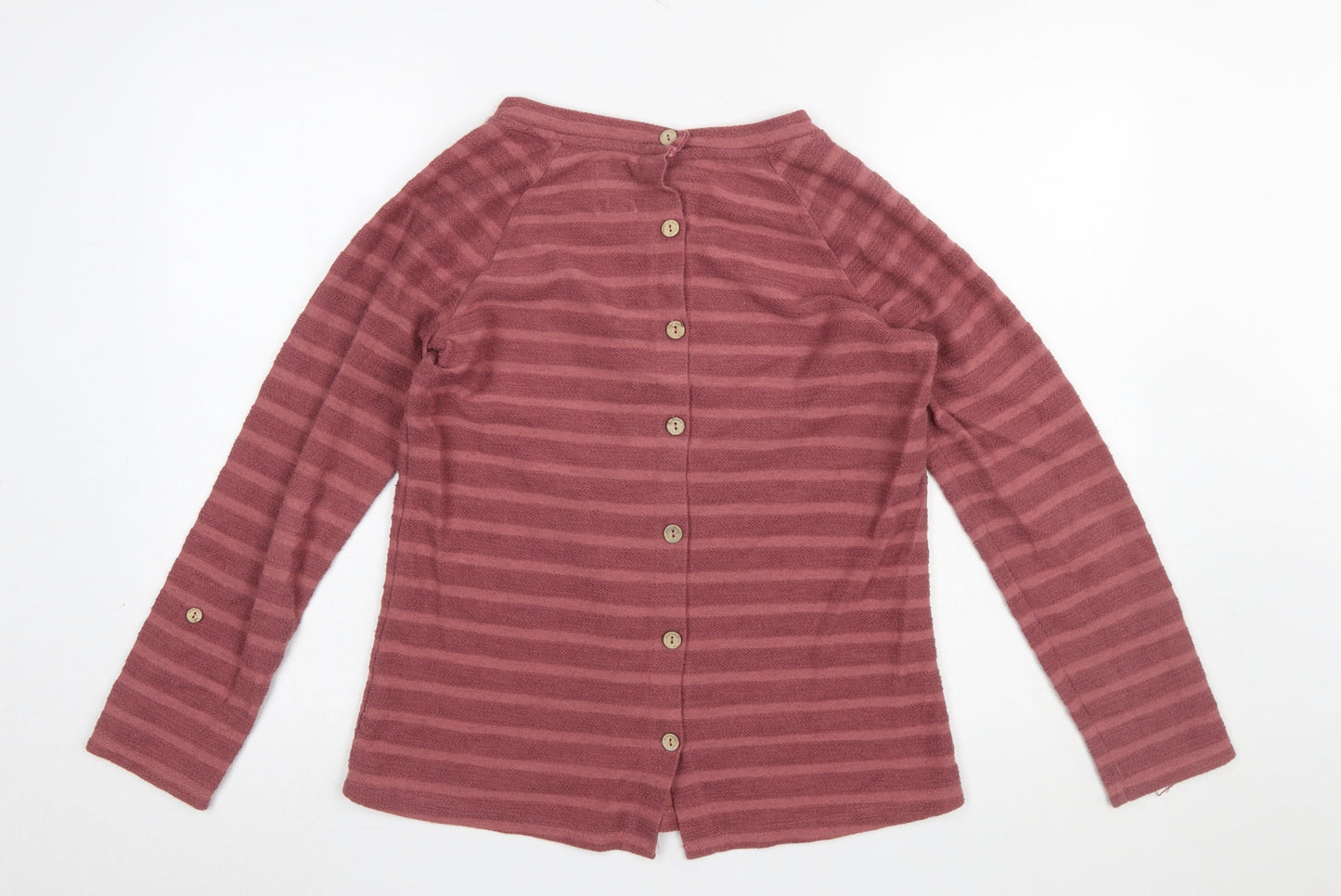 Womens UK Size 12 Mantaray Pink Pullover Sweatshirt