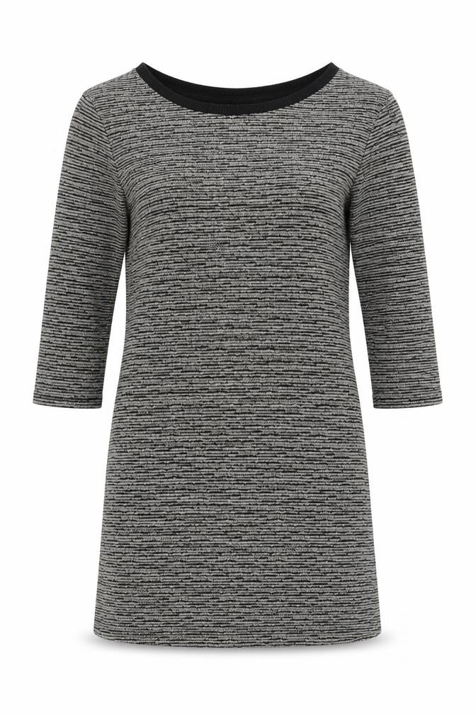 Womens UK Size 8 Topshop Grey Tunic Blouse