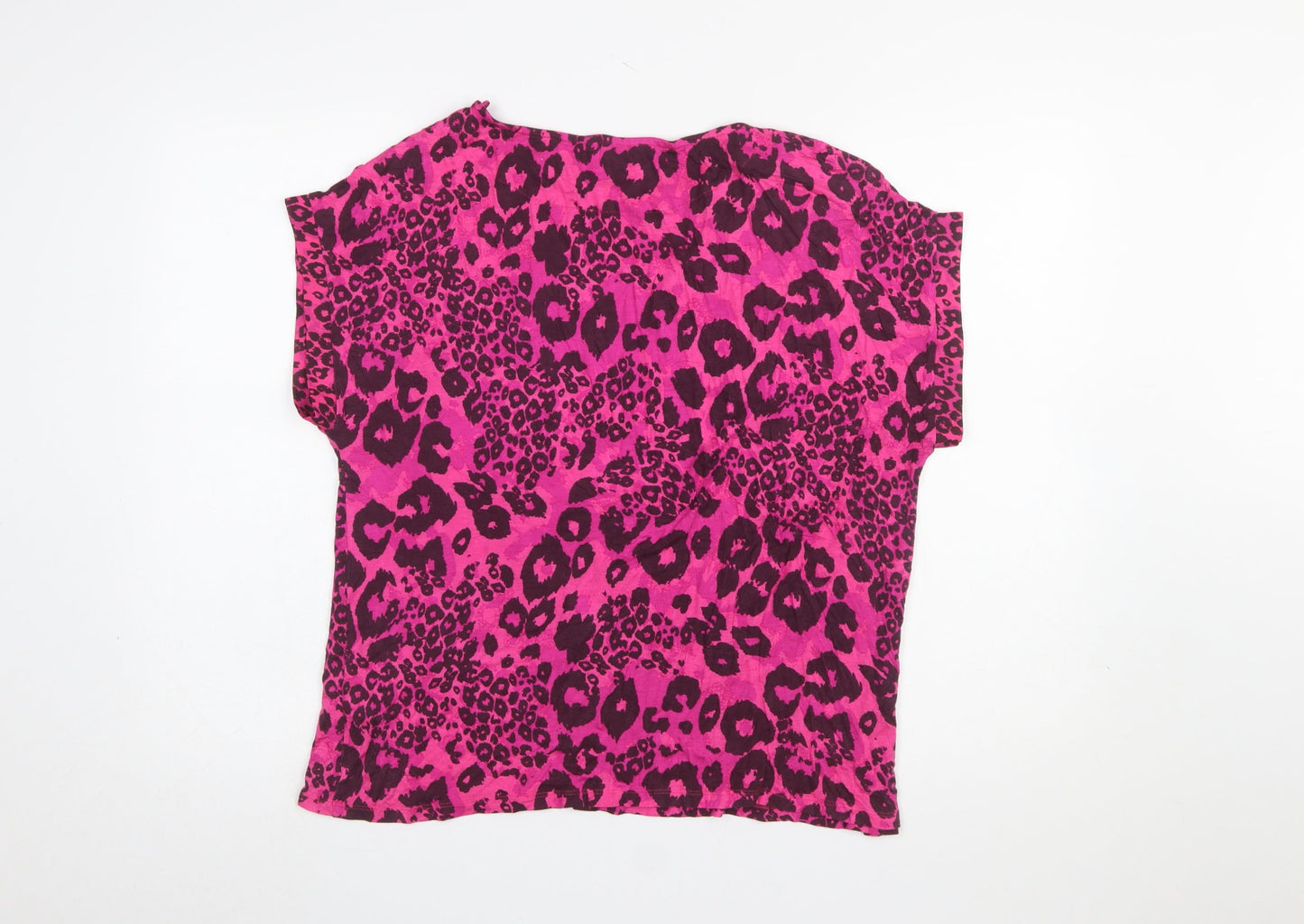 Womens UK Size 16 NEXT Pink Basic T-Shirt
