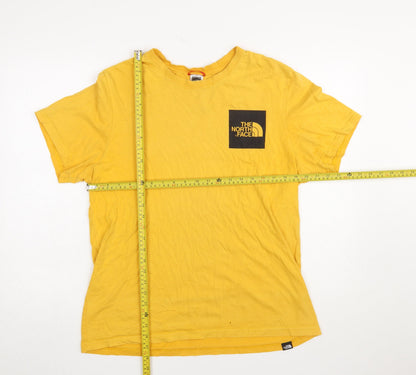 Mens UK Size L The North Face Yellow  T-Shirt