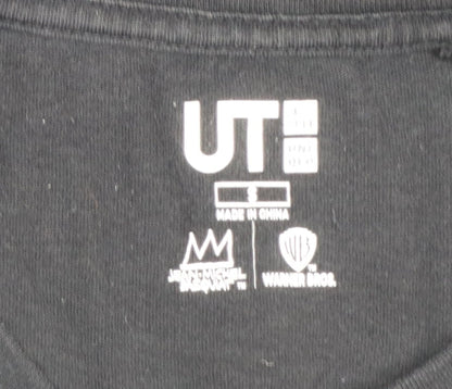 Mens UK Size S Uniqlo Black  T-Shirt