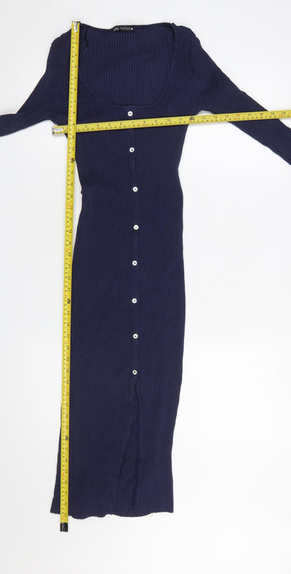 Womens UK Size M Zara Bodycon Dress