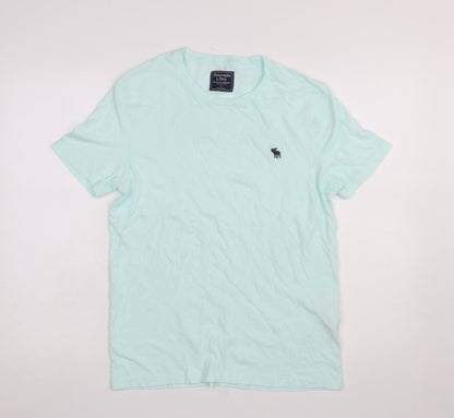 Mens UK Size S Abercrombie & Fitch Blue  T-Shirt