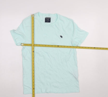 Mens UK Size S Abercrombie & Fitch Blue  T-Shirt