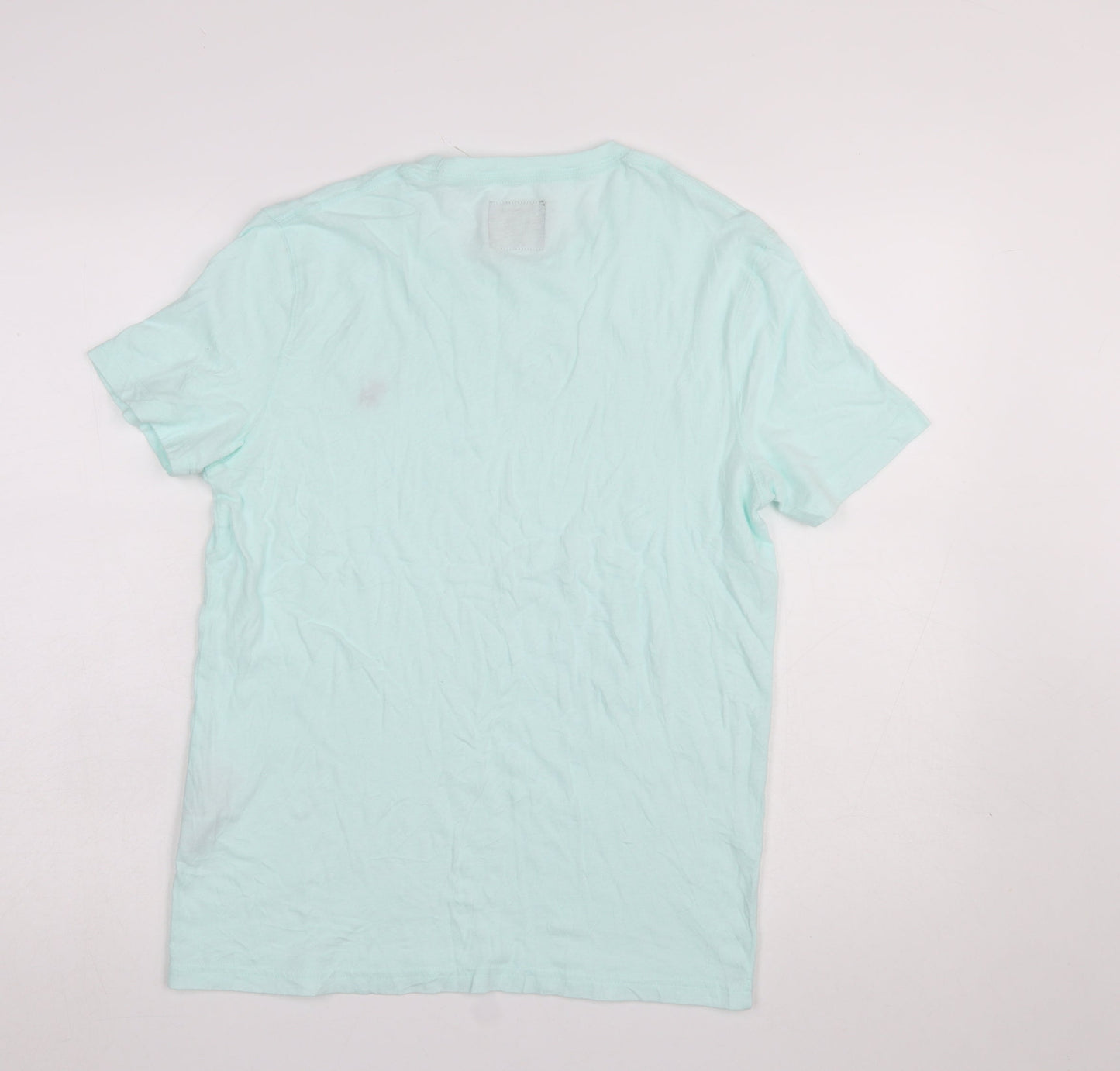 Mens UK Size S Abercrombie & Fitch Blue  T-Shirt