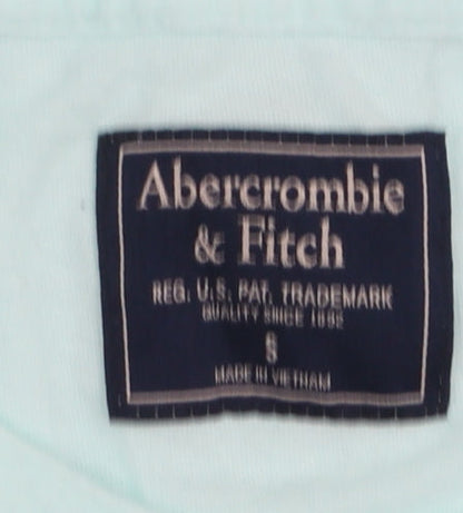 Mens UK Size S Abercrombie & Fitch Blue  T-Shirt