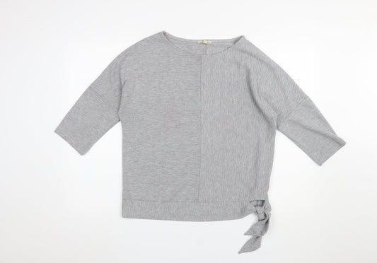 Womens UK Size 14 Phase Eight Grey Basic Blouse