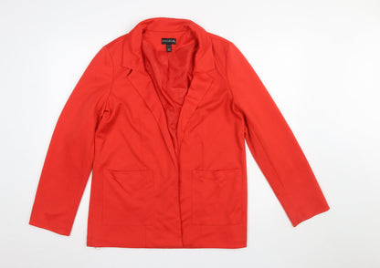 Long Tall Sally Women's Red Size 12 Tall Single-Breasted Blazer