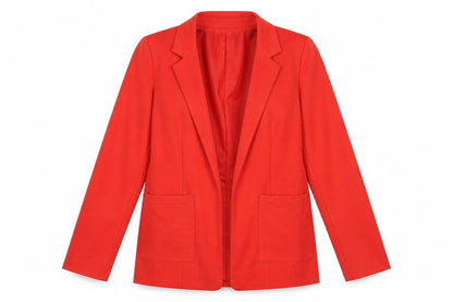 Long Tall Sally Women's Red Size 12 Tall Single-Breasted Blazer