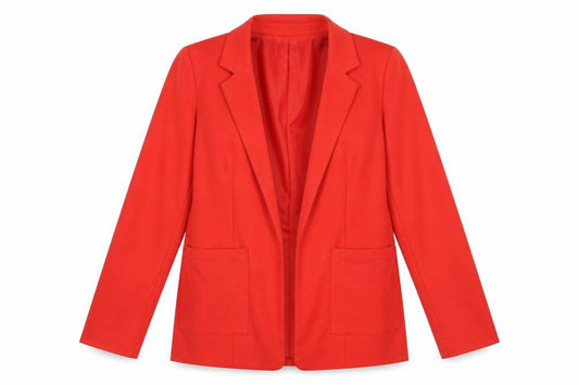 Long Tall Sally Women's Red Size 12 Tall Single-Breasted Blazer