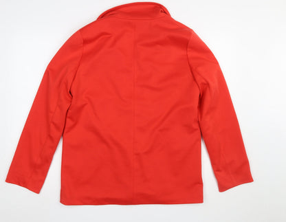 Long Tall Sally Women's Red Size 12 Tall Single-Breasted Blazer