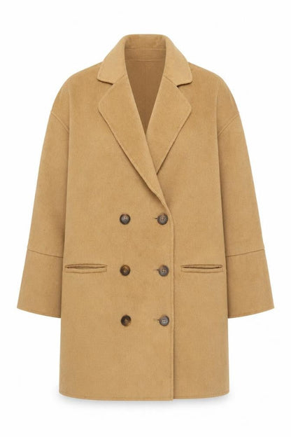 Womens UK Size 12 John Lewis Beige Overcoat