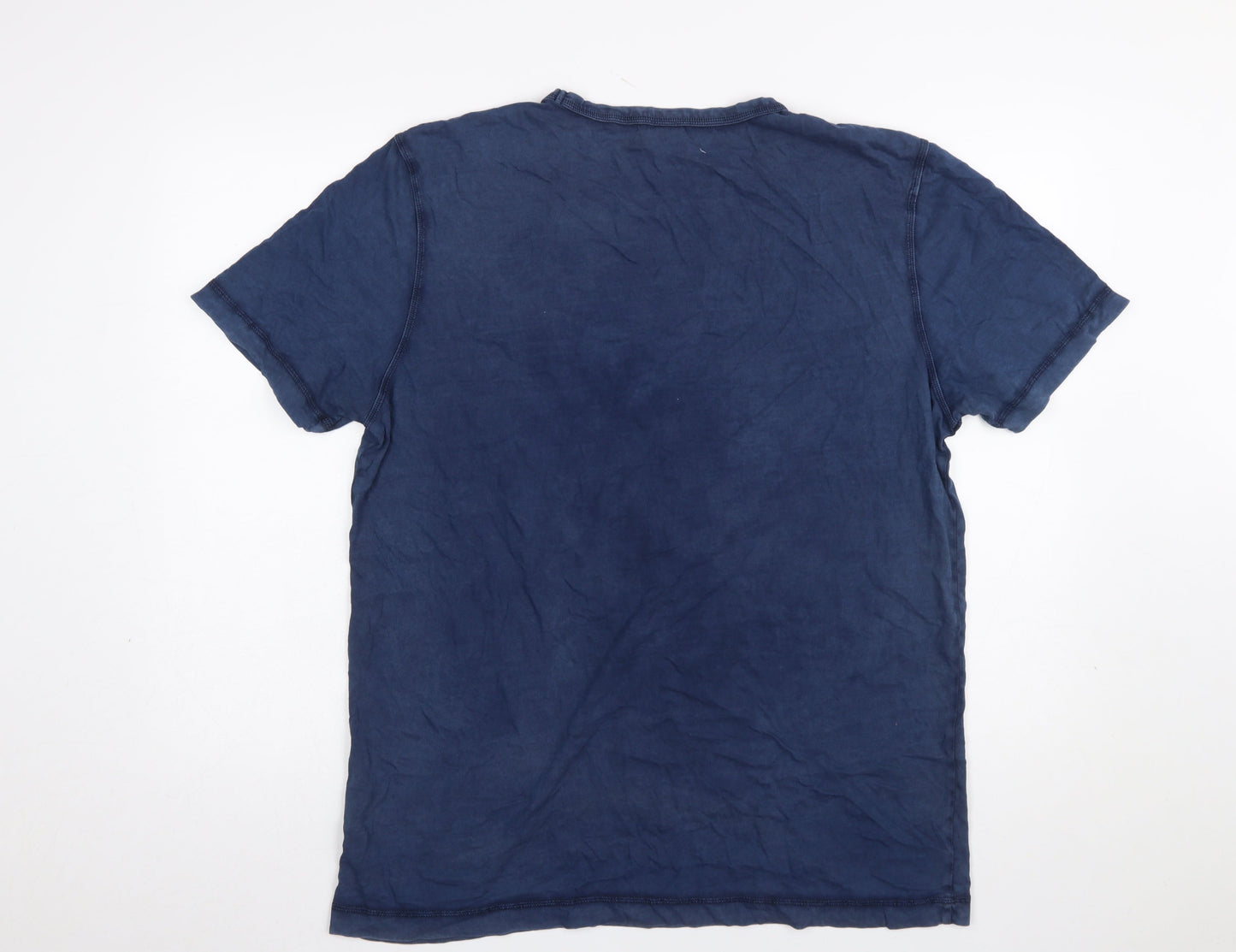 Mens UK Size 2XL Boss Blue  T-Shirt