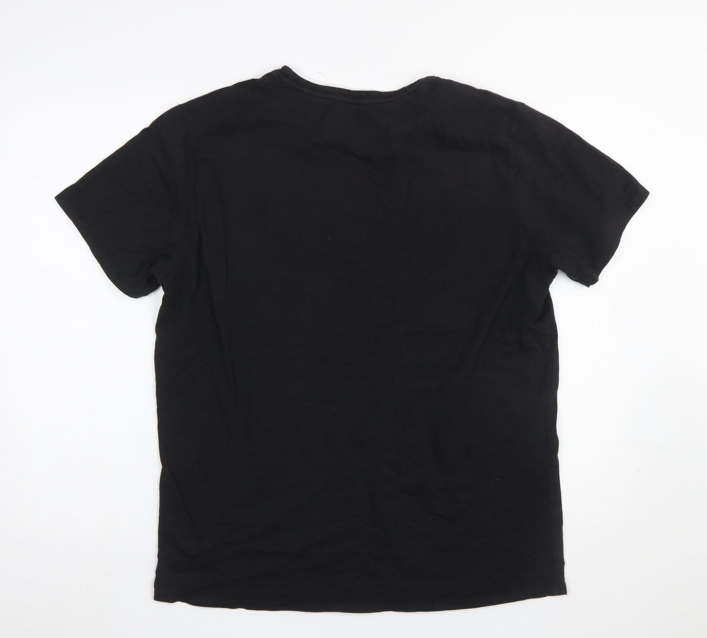 Mens UK Size XL Angelo Litrico Black  T-Shirt