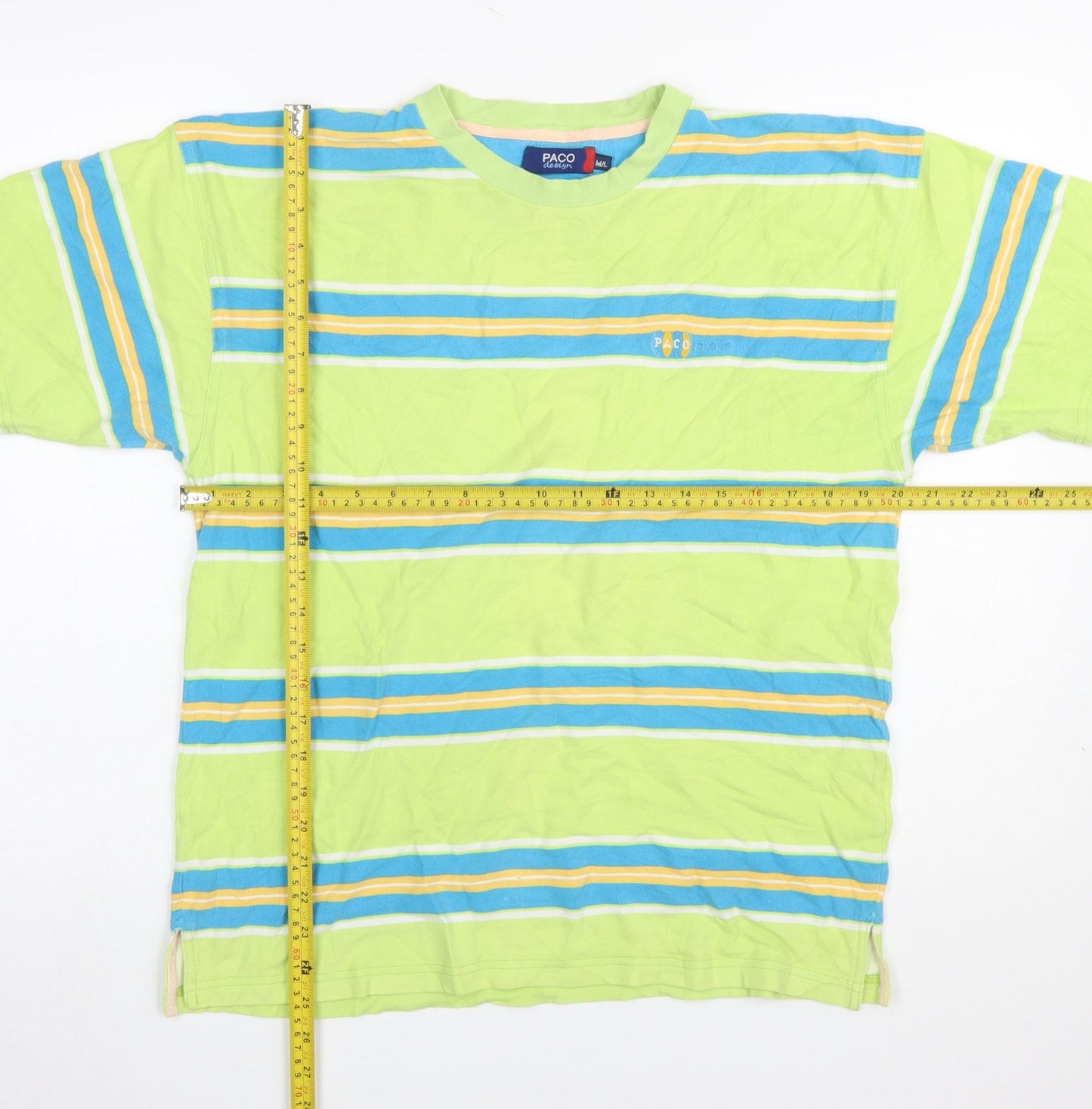 Mens UK Size M Paco Design Multicoloured  T-Shirt