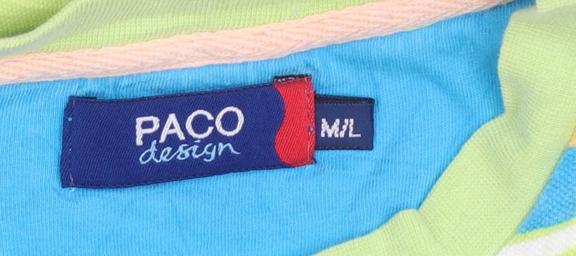 Mens UK Size M Paco Design Multicoloured  T-Shirt