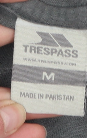 Womens UK Size M Trespass Grey Basic T-Shirt