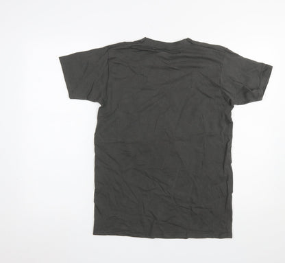 Womens UK Size XS Daisy Street Black Basic T-Shirt