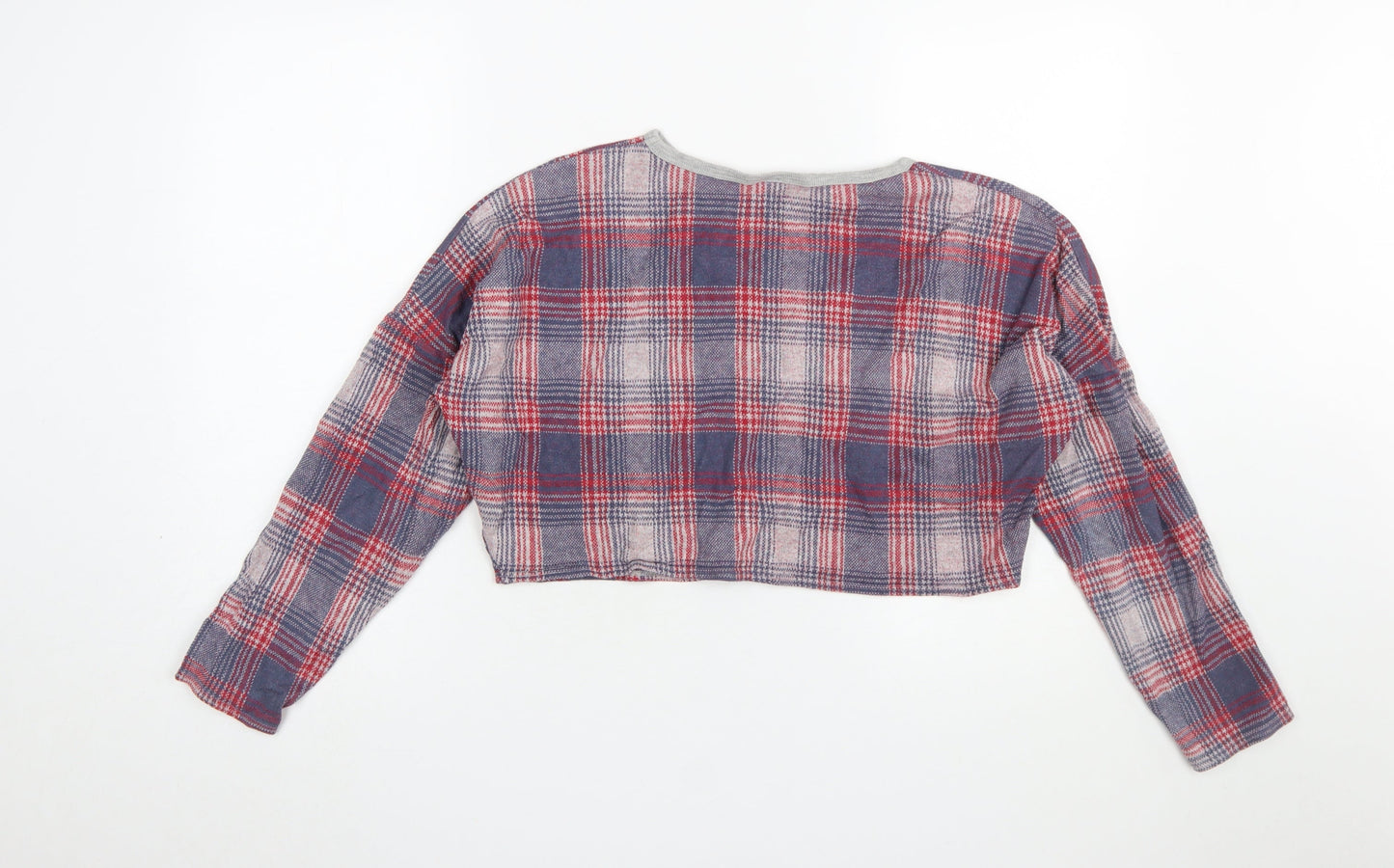 Womens UK Size 10 Topshop Multicoloured Cropped Blouse