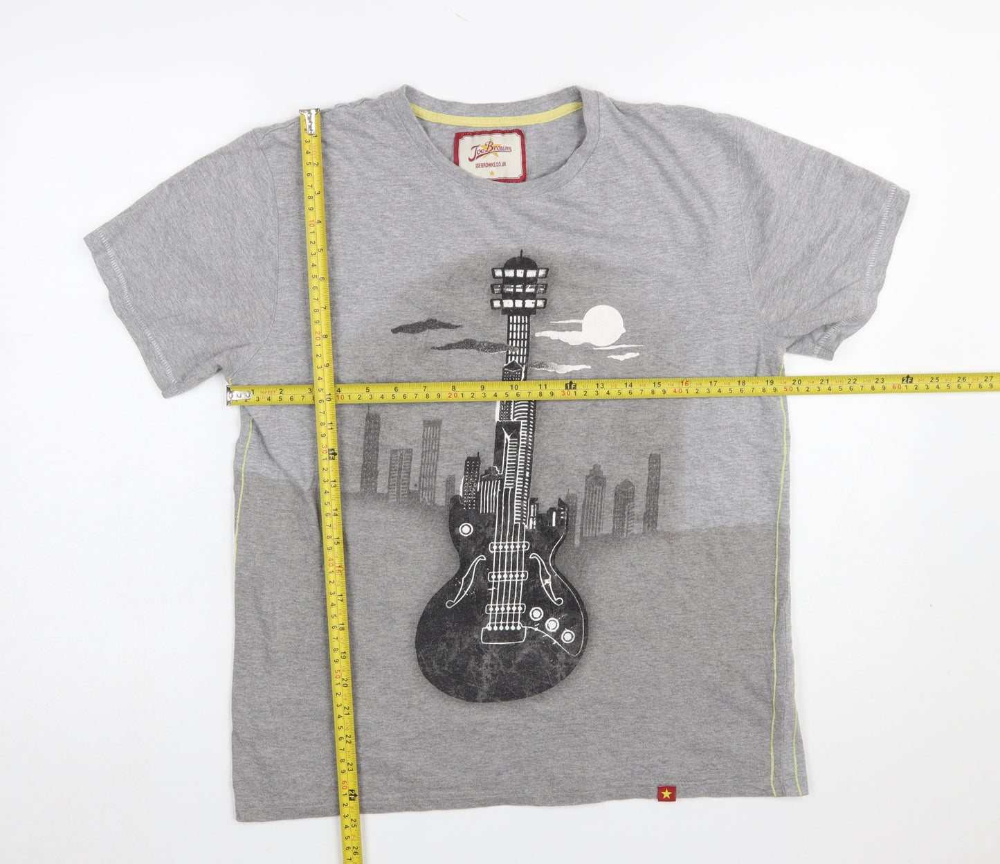Mens UK Size M Joe Browns Grey  T-Shirt