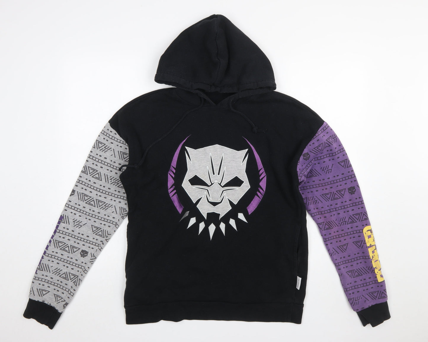 Mens UK Size XS Marvel Black Pullover Hoodie