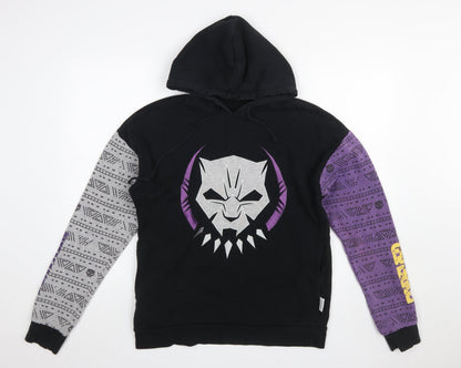Mens UK Size XS Marvel Black Pullover Hoodie