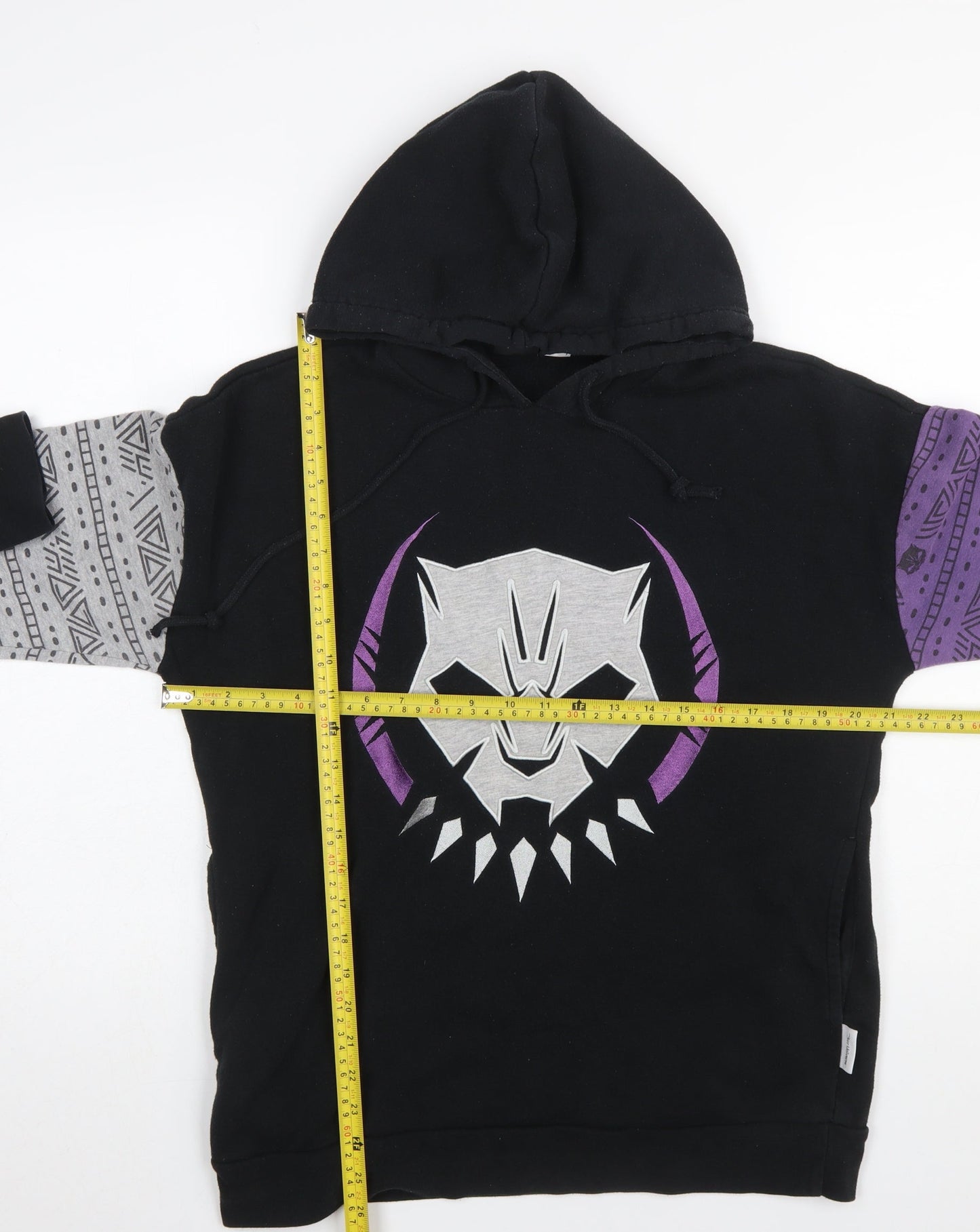 Mens UK Size XS Marvel Black Pullover Hoodie