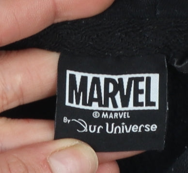 Mens UK Size XS Marvel Black Pullover Hoodie