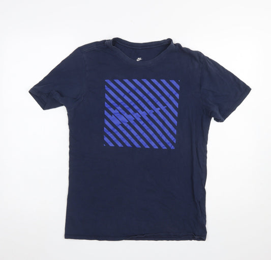 Mens UK Size M Nike Blue  T-Shirt