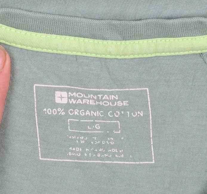 Mens UK Size L Mountain Warehouse Green  T-Shirt