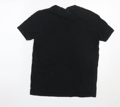 Mens UK Size S HUGO BOSS Black  T-Shirt