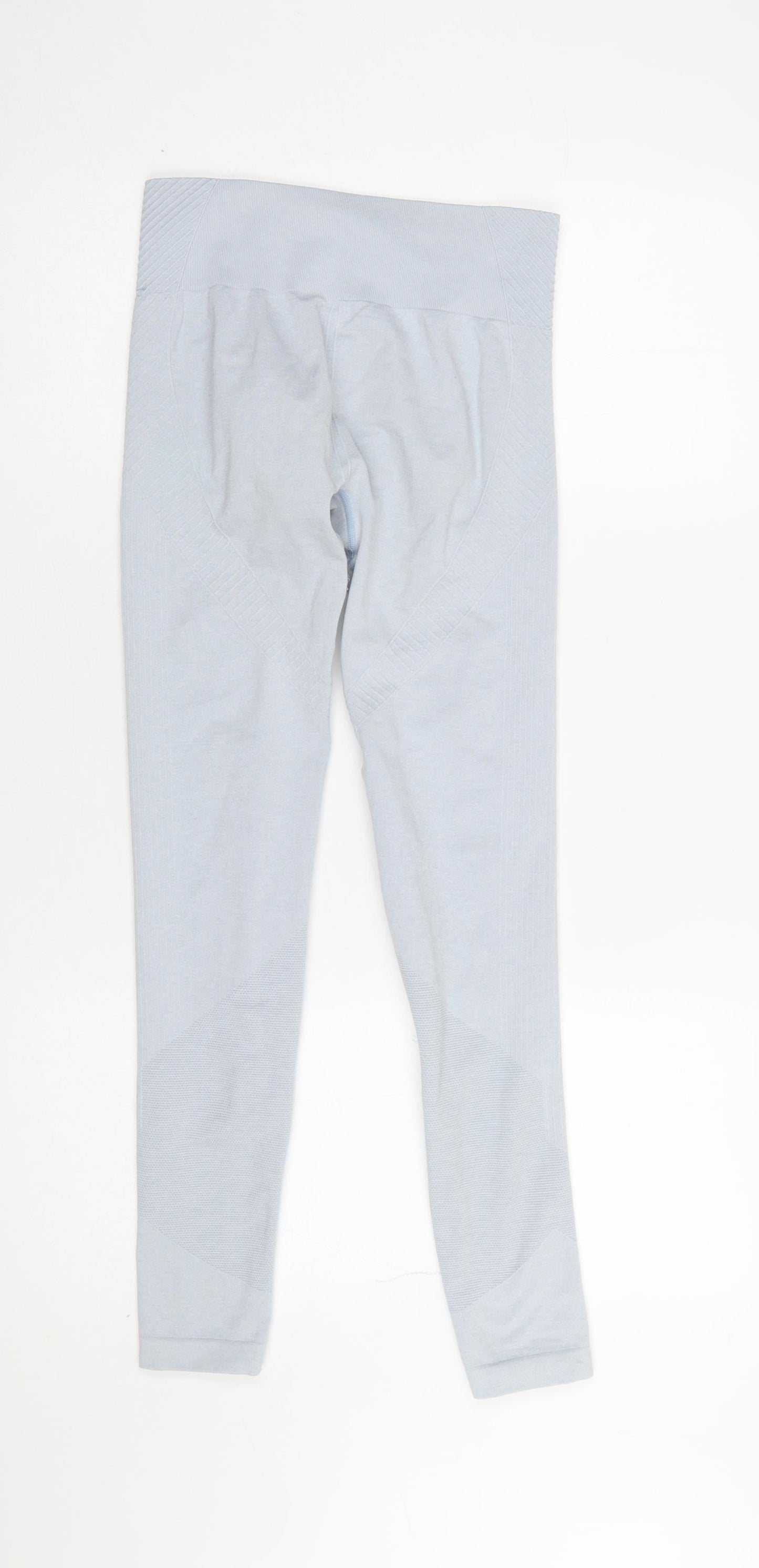 Womens UK Size 10 USA Pro Slim Fit Leggings Blue Leggings