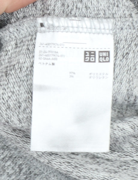 Womens UK Size XL Uniqlo Grey Pullover Sweatshirt