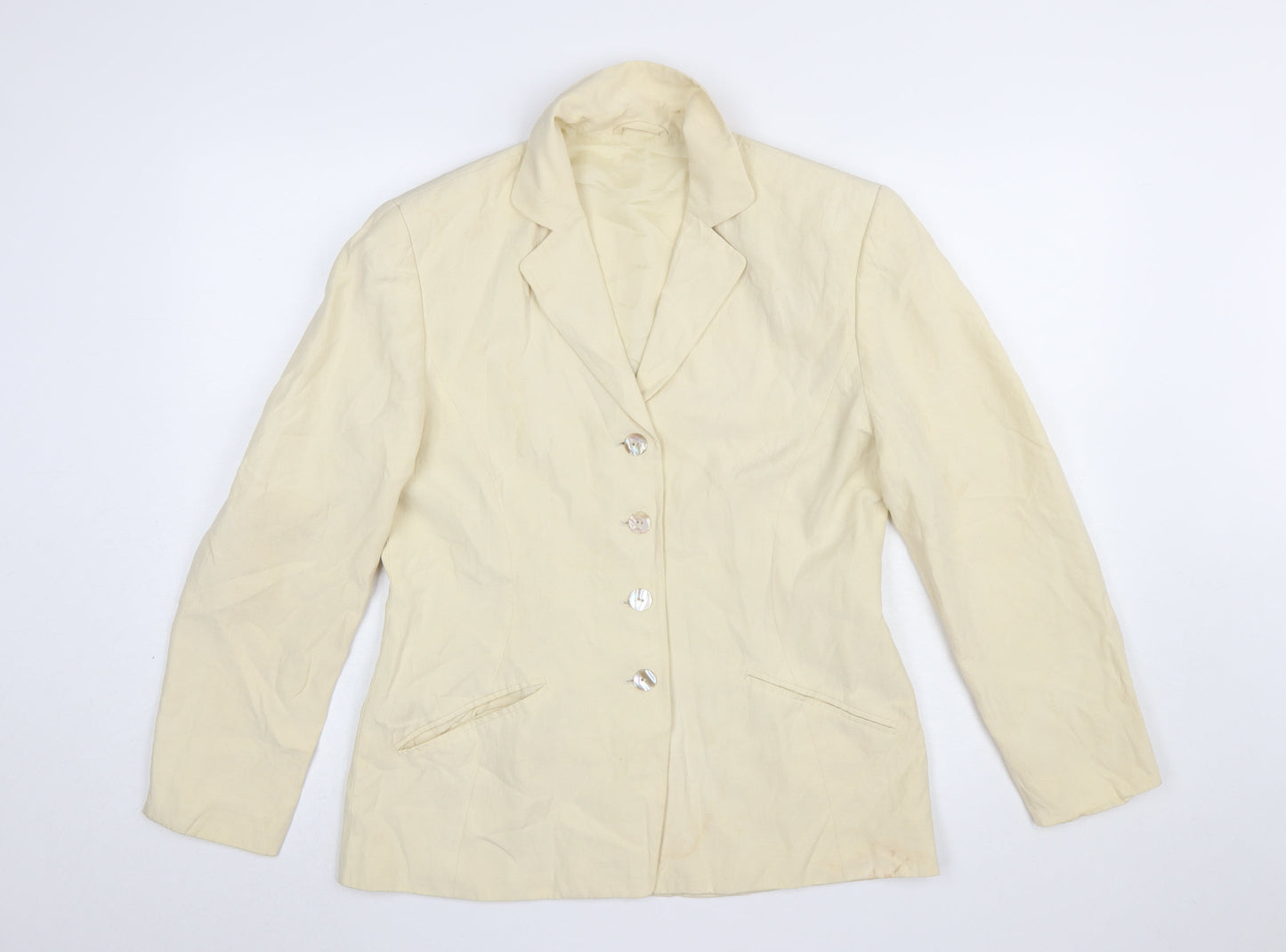 Womens UK Size 12 Betty Barclay Regular Beige Blazer