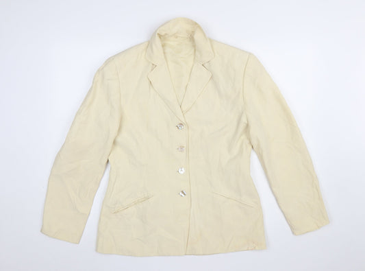 Womens UK Size 12 Betty Barclay Regular Beige Blazer