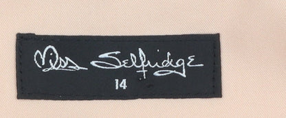 Womens UK Size 14 Miss Selfridge Regular Beige Blazer