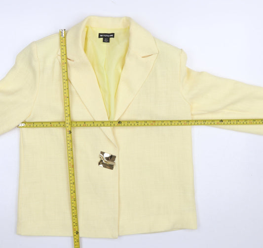Womens UK Size 6 PRETTYLITTLETHING Regular Yellow Blazer