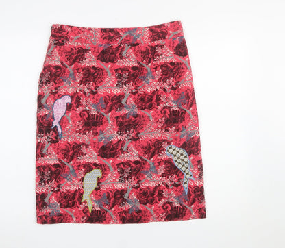 Womens UK Size 10 White Stuff Straight & Pencil Cotton Skirt