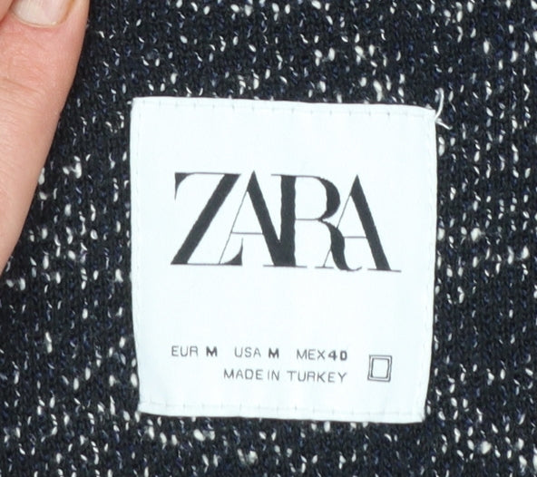 Womens UK Size 12 Zara Blue Basic Jacket
