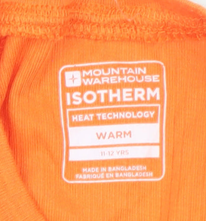Teens UK Size 11-12 Yrs Mountain Warehouse Orange Basic T-Shirt