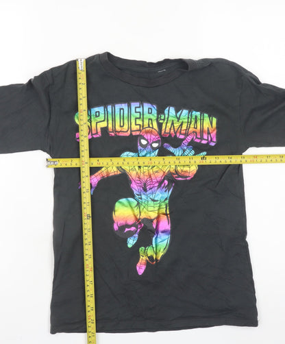 Boys UK Size 8-10 Years H&M Black Basic T-Shirt