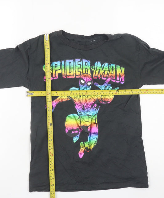 Boys UK Size 8-10 Years H&M Black Basic T-Shirt