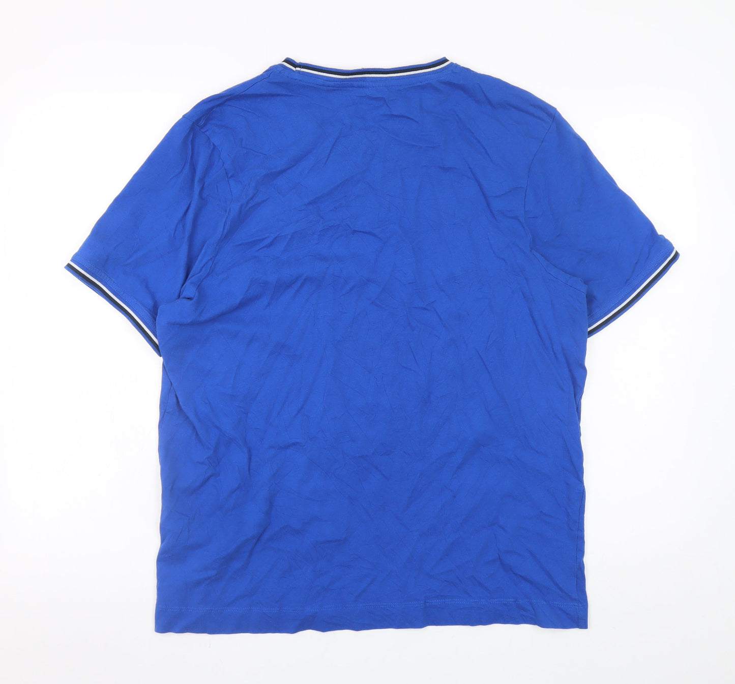 Mens UK Size L Slazenger Blue  T-Shirt